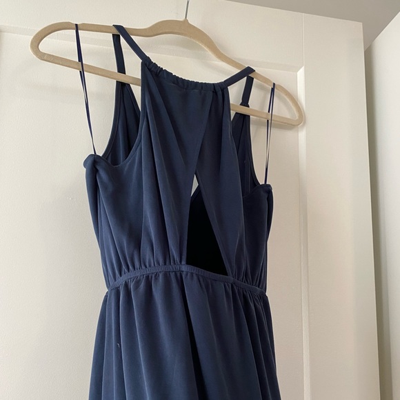 Gentle Fawn navy open back dress - Picture 4 of 6